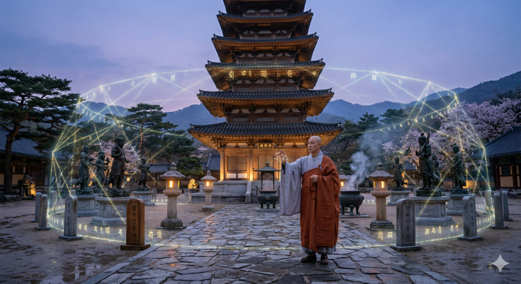 퇴마 현중스님 황룡사 결계